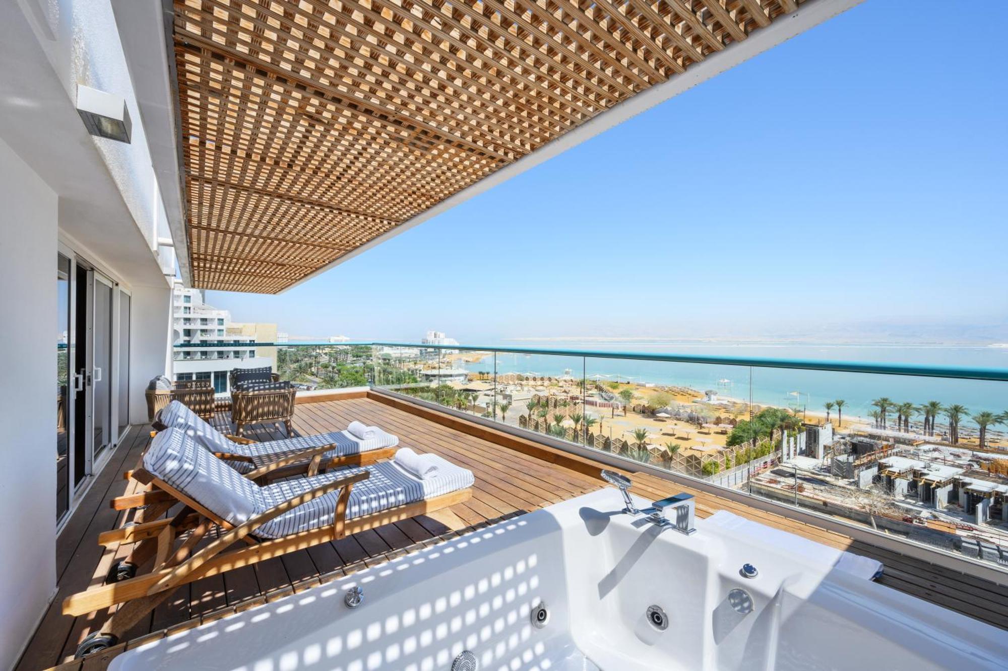 Nevo By Isrotel Collection Ein Bokek Exterior foto View from the rooftop